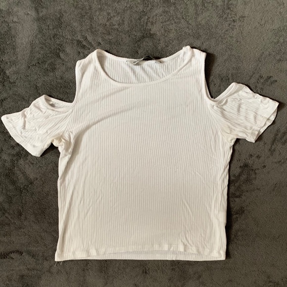 Shoulder Free Crop Top - Picture 1 of 3